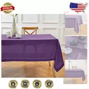 100% Pure Linen Tablecloth 60 x 132 - Perfect for Elegant Spring Celebrations