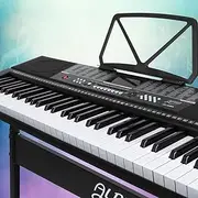 61 Keys Electronic Piano Keyboard Digital Electric with Stand Sound Speaker