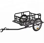 Bike Trailer Trailer Multifunctional Cargo Bicycle Trailer Cargo Rail Folding Luggage Storage Rack Tractor