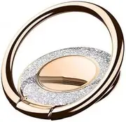 [RXKEJI] Glitter Mobile Phone Ring Smartphone Finger Holder Holders Stand Mobile Phone Ring Universal Ring Holder Finger Holder Mobile Phone Finger Holder Compatible with iPhone Samsung Gold
