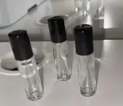3pk Glass Roll On Perfume Bottle Empty Roller Refill Aromatherapy Oil 10mil