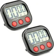 Classroom Timers for Teachers Kids, Large Magnetic Digital (1 Pack) Black
