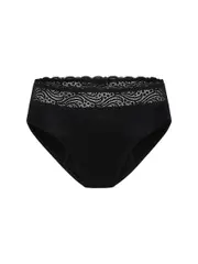 Modibodi Sensual Hi Waist Bikini Heavy-Overnight Black 12/M