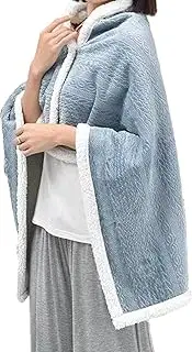 [Generic] Wearable Blankets for Women - Comfortable and Portable Poncho | Knee Blanket, Winter Lambskin Plush Cape Oversized Blanket Sweatshirt
