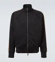 [Burberry] Burberry Burberry Check cotton-blend jersey track jacket UK 50 black