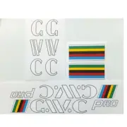 Glen Waverley decals choices for vintage retro bicycle