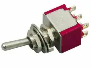 DiMarzio On/Off DPDT Mini Switch Includes Mounting Hardware