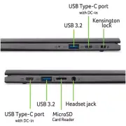 Acer 128GB Chromebook Plus 514 Steel Gray Intel i3-N305 8GB 128GB 14 Chrome FHD