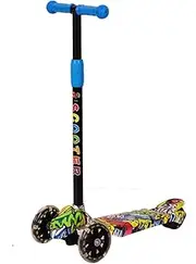 Kick Scooter with Removable Seat Great for Kids & Toddlers Girls Or Boys Adjustable Height W/Extra-Wide Deck PU Flashing Wheels for Children from 2 to 14 Year-Old
