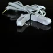 Breast & Ear clip Electrode Lead Wires Jack DC 3.5mm Replacement Cables For Tens