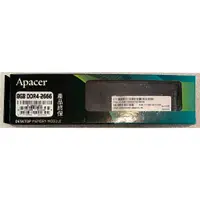 在飛比找蝦皮購物優惠-Apacer DDR4 2666 8G 8GB RAM 桌上