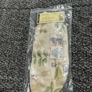 Longaberger Little Laundry Booking Basket Liner Botanical Fields Fabric NEW!