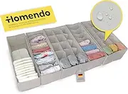 [HOMENDO] IKEA HEMNES Chest of Drawers Organiser - Optimised Compartments, Washable, Biodegradable Premium Fabric - Breathable, Perfect Fit and Hygienic
