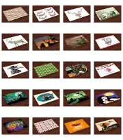 Place Mats 4 Piece Set Fabric Placemats for Dining Room Kitchen Table Ambesonne
