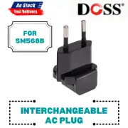 EU AC PLUG FOR SM568B BLACK INTERCHANGEABLE AC PLUG SM534B DOSS
