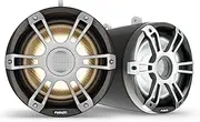 Garmin Fusion® Signature Series 3i Marine Wake Tower Speakers, 8.8" 330-watt CRGBW Sports Black Marine Wake Tower Speakers (Pair)