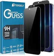 [3-Pack] T Tersely Privacy Screen Protector for iPhone 13 Pro Max，Edge to Edge Protection Full Cover Private Anti-Spy Case-Friendly Curved Screen Protector for Apple iPhone 13 Pro Max (6.7 inch)