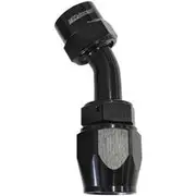 Aeroflow Kryptalon Series One Piece Full Flow Swivel 45° Hose End -8AN, AF7022-08