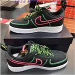 正版 NIKE AIR FORCE 1 07 WW 黑錄紅 男女板鞋 休閒鞋 CK7213-001