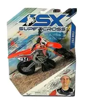 SX Supercross Cole Seely 1:10 Scale Red Honda Motorcycle 1st Edition #14