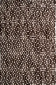 Montage Chocolate Diamond Wool Rug