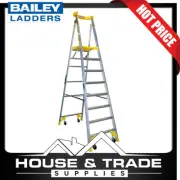 Bailey Platform Ladder 2.3m 8 Step Aluminium Stepladder P170 FS13543