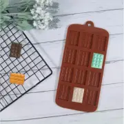12 Cell Cavity Mini Chocolate Bar Candy Professional Silicone Mould Decor cYUUU