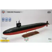 Modelsvit 1401 Scale model submarine kit 1:144 USS "Thresher" SSN-593 Submarine