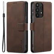 Dg.ming For Samsung Galaxy A33 5g Retro Style Magnetic Closure Shockproof Pu Leather Wallet Phone Case With Stand