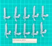 Chaos Space Marines Chainswords x 10 L Warhammer 40K RARE OOP E7 C