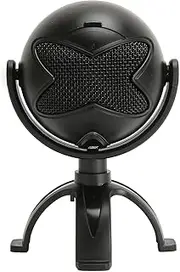 USB Gaming Microphone for PC, Noise Cancellation Condenser Microphone Snowball with Cardious Pickup, One Touch Mute, Plug and Play, USB Condenser Microphone for Wins and for OS X