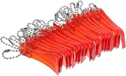 20pcs Scratchboard Tools Plastic Card Scraper Keychain Ticket Scratcher Remover Portable Lotto Scratcher for Artists Scratch-Off Cards Plastic Label Removal