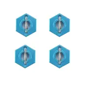 1Set/4Pcs Metal Hexagon Set For Wltoys 12428 12423 1/12 Speed Rc Car