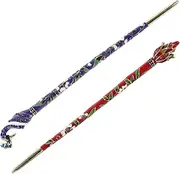 [BESPORTBLE] 2pcs Retro Chinese Hair Stick Elegant Hair Accessories for Women Vintage Floral Design for Buns and Special Occasions Present for