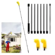Gutter Cleaning Tools, 10.5 feet Long Gutter Cleaning Tools with 8 Stainless ...