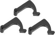Mobestech 3pcs Tonearm Clamp Record Player Turntable Accessory Vinyl Parts Buckle for Turntable Vinyl Holder Vinyl Arm Adapter Turntable Buckle Vinyl Record Turntable Holder Black Iron