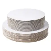 25pcs 8" White Cakeboard RoundSmall Disposable Cake Circle Base Boards Cake P...