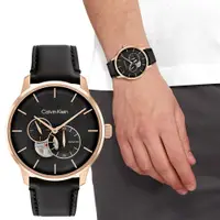 在飛比找PChome24h購物優惠-Calvin Klein CK 紳士小鏤空機械手錶-42mm