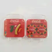 NEW Vintage Coca Cola Jewelry Collection Earrings And Brooch Set Collectibles