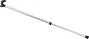 Adjustable Aluminum Alloy Walking Cane Section Stick for Seniors Skid Design for Enhanced Stability Lightweight and Durable Silver
