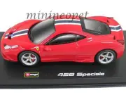 BBURAGO 18-36901 SIGNATURE SERIES FERRARI 458 SPECIALE 1/43 DIECAST RED