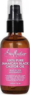 SHEA MOISTURE 100% Pure Jamaican Black Castor Oil Head To Toe Restoration by Shea Moisture for Unisex - 1.6 oz Oil, 47.32 millilitre