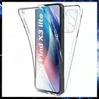 For OPPO FIND X3 LITE 360° CLEAR CASE FRONT AND BACK TPU SILICONE PHONE COVER