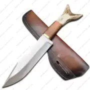 Legend of Fall Carbon Steel Handmade Replica Knife with Leather Sheath