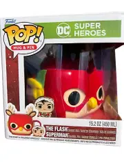 FUNKO POP MUG & PIN DC SUPER HEROES THE FLASH SUPER HEROES WALMART EXCLUSIVE