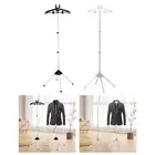 Handheld Garment Steamer Rack Metal Foldable Hanging Garment Clothes Drying Rack