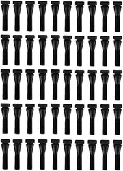 Binxind 50Pcs Chicken Plucker Fingers, Rubber Hair Removal Stick Poultry Plucking Picker for Duck Quail Goose Easy Install Black