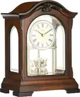 Durant Chiming Clock in Walnut - Battery Operated with Westminster Melody