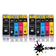 10 Ink Cartridge for PGI-5 CLI-8 PIXMA iP5200R MP500 MP800 MP960 Pro9000