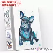 Paint By Numbers Kit Dogs Animal Home Beginner DIY Painting Decor Oil Adult Kids